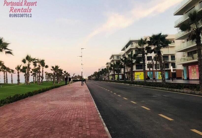 آپارتمان 1 خوابه با چشم‌انداز دریا, شاليهات فندقيه بورتوسعيد