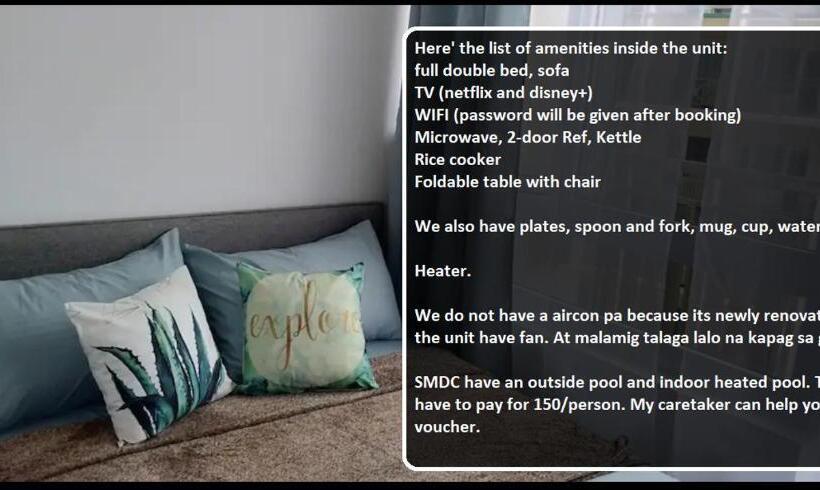 استودیوی استاندارد, Condo Unit At Cool Suites Smdc Wind Tagaytay