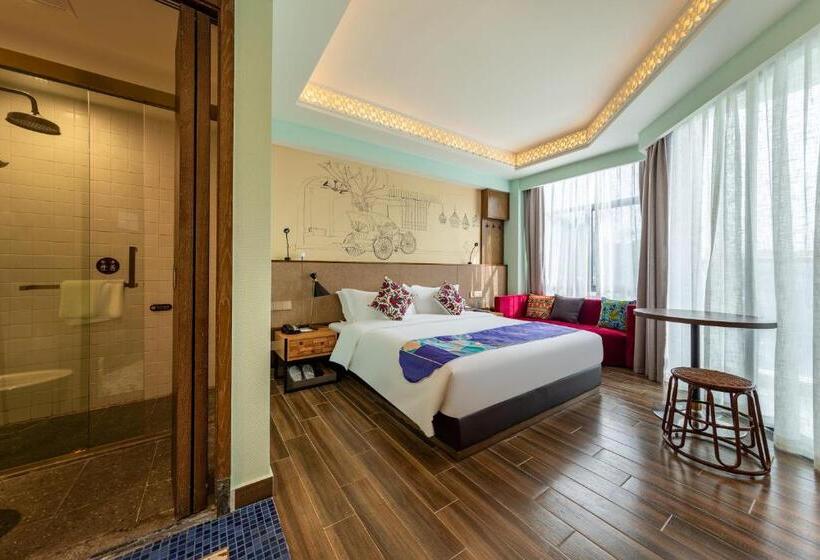 اتاق استاندارد با تخت بزرگ, Overseas Chinese Town Nanyang Inn