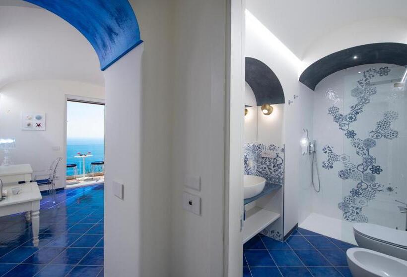 اتاق استاندارد با چشم‌انداز دریا, Holidays Dream Praiano