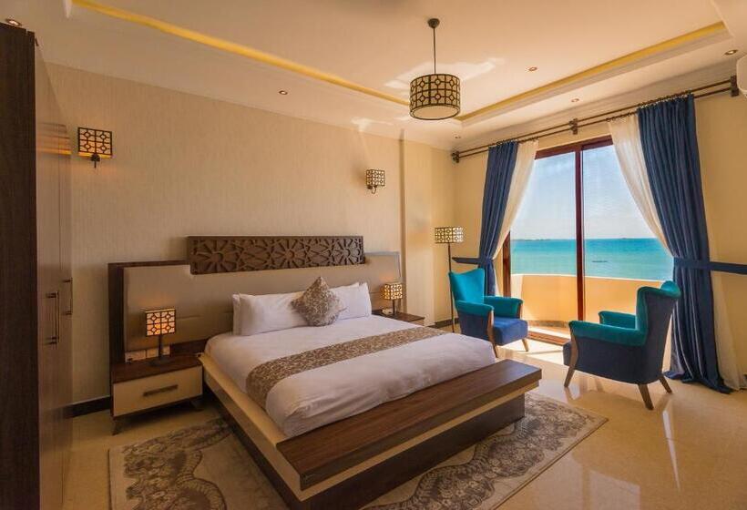 디럭스 룸 킹사이즈 침대, Golden Tulip Zanzibar Resort