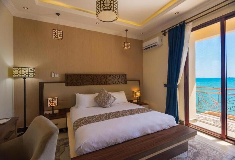 디럭스 룸 킹사이즈 침대, Golden Tulip Zanzibar Resort