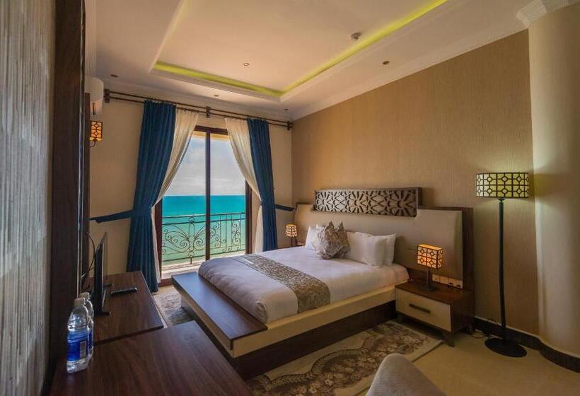 디럭스 룸 킹사이즈 침대, Golden Tulip Zanzibar Resort