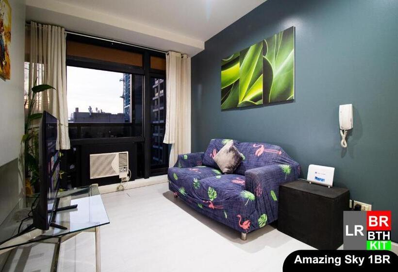 آپارتمان 1 خوابه با چشم‌انداز باغ, Siglo Suites @ The Gramercy Residences