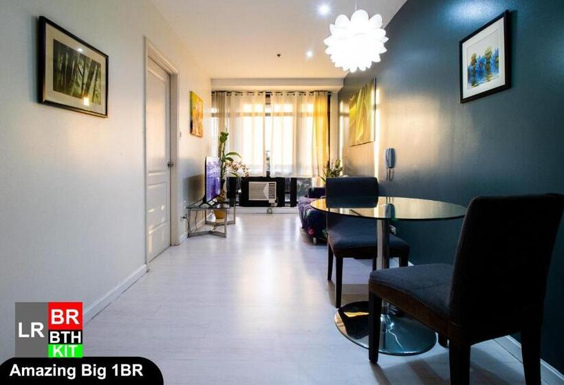 آپارتمان 1 خوابه با چشم‌انداز باغ, Siglo Suites @ The Gramercy Residences