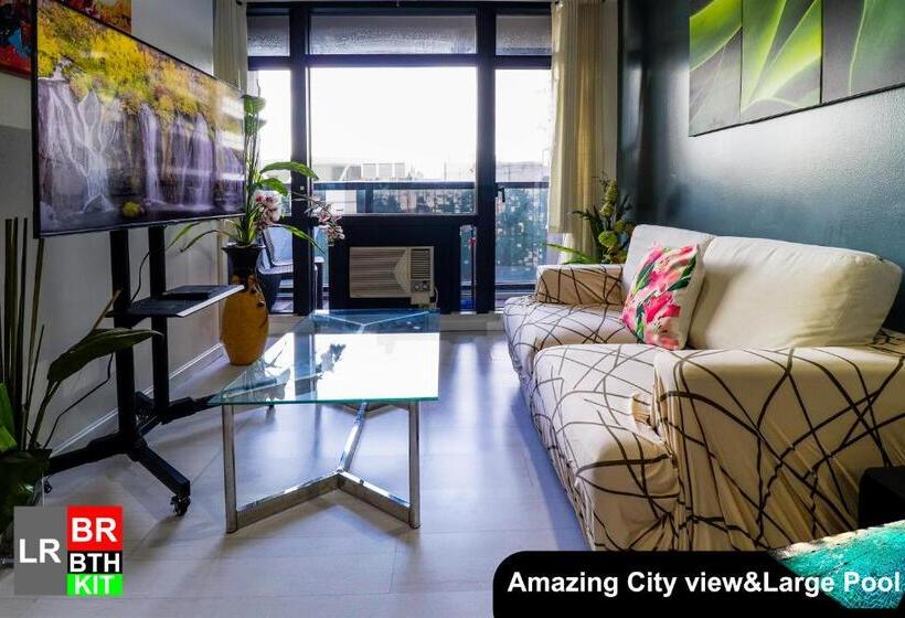 آپارتمان 1 خوابه با چشم‌انداز باغ, Siglo Suites @ The Gramercy Residences