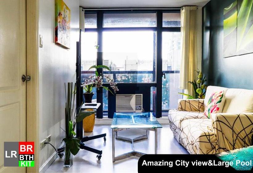 آپارتمان 1 خوابه با چشم‌انداز باغ, Siglo Suites @ The Gramercy Residences