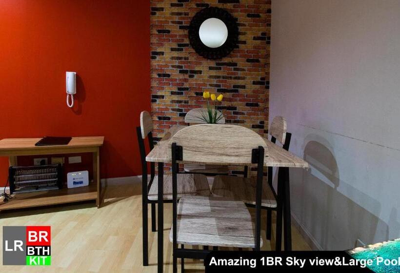 آپارتمان 1 خوابه با چشم‌انداز دریا, Siglo Suites @ The Gramercy Residences