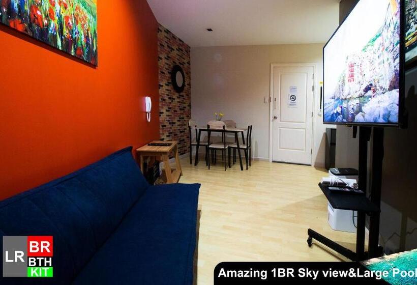 آپارتمان 1 خوابه با چشم‌انداز دریا, Siglo Suites @ The Gramercy Residences