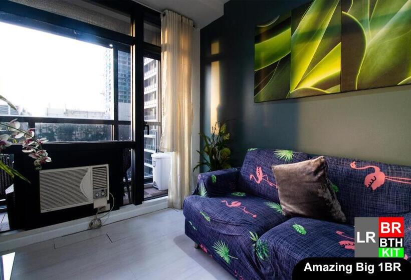 آپارتمان 1 خوابه با چشم‌انداز باغ, Siglo Suites @ The Gramercy Residences