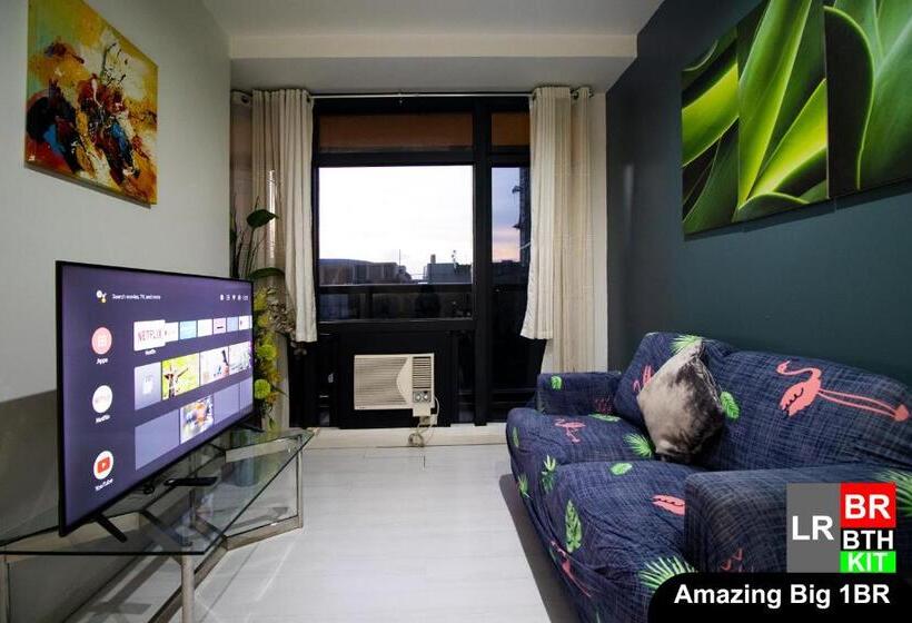 آپارتمان 1 خوابه با چشم‌انداز باغ, Siglo Suites @ The Gramercy Residences