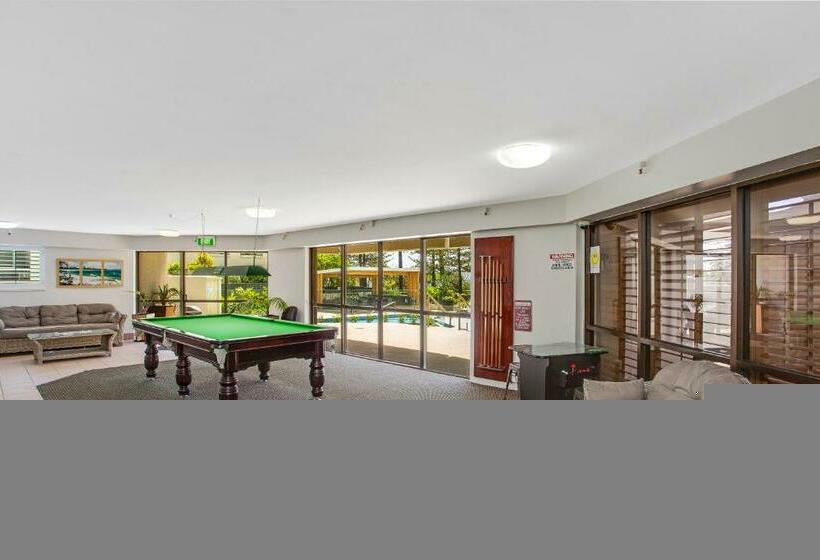 آپارتمان 1 خوابه با چشم‌انداز دریا, Burleigh Esplanade Apartments