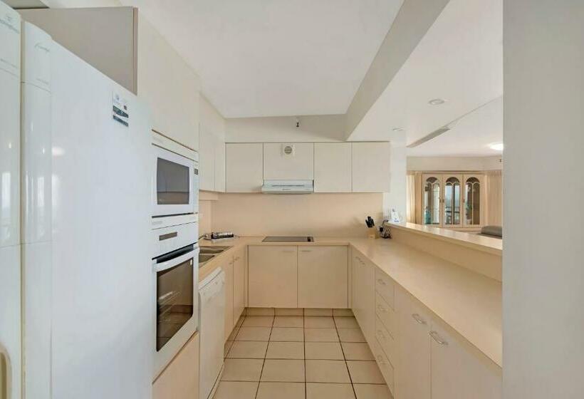 آپارتمان 2 خوابه با چشم‌انداز دریا, Burleigh Esplanade Apartments