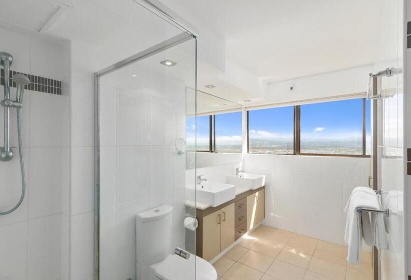 آپارتمان ممتاز سه‌خوابه رو به دریا, Burleigh Esplanade Apartments