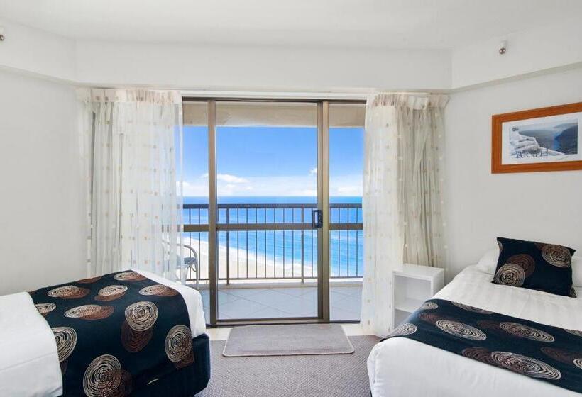 آپارتمان ممتاز سه‌خوابه رو به دریا, Burleigh Esplanade Apartments
