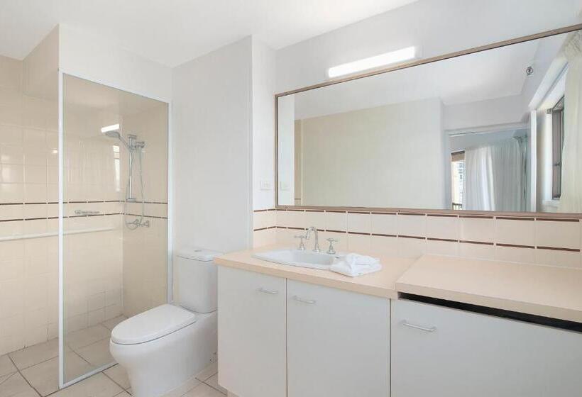 آپارتمان 3 خوابه با چشم‌انداز دریا, Burleigh Esplanade Apartments