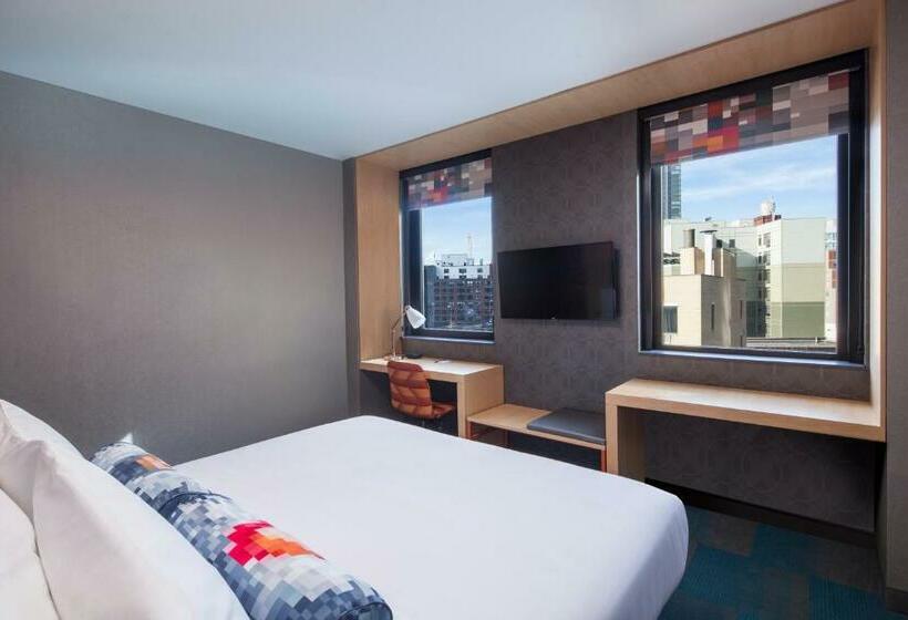 اتاق استاندارد با تخت بزرگ, Aloft Long Island Citymanhattan View
