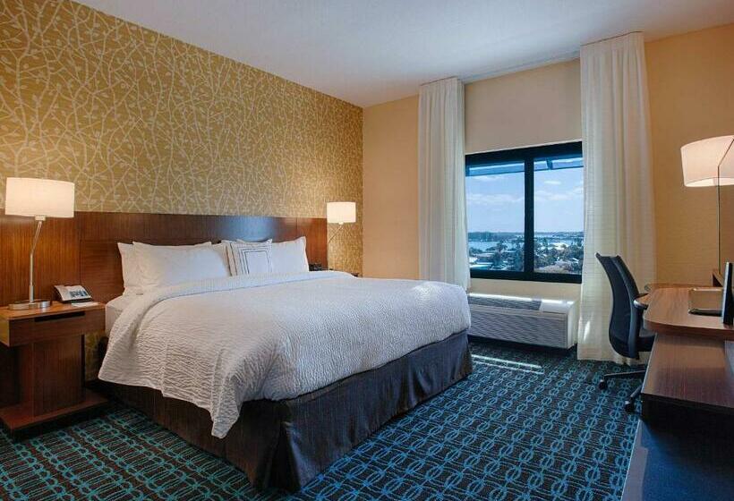 اتاق استاندارد با تخت بزرگ, Fairfield Inn & Suites By Marriott Clearwater Beach