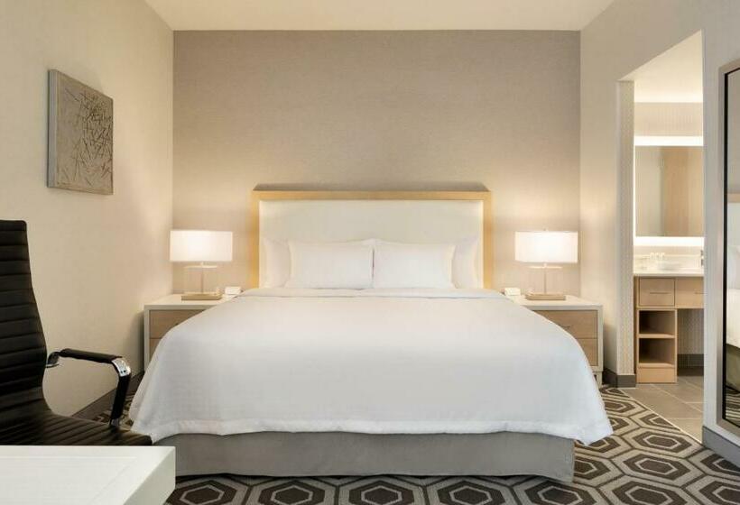 带大床的标准工作室, Homewood Suites By Hilton Salt Lake City Draper
