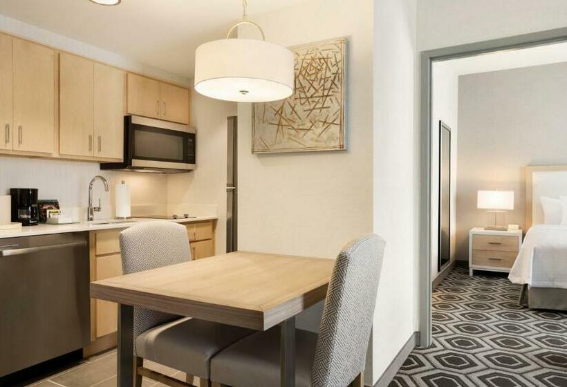 带大床的套房, Homewood Suites By Hilton Salt Lake City Draper