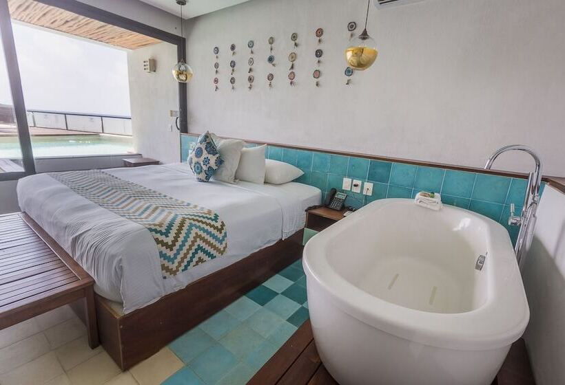 Deluxe Suite Sea View, O  Tulum Boutique   Adults Only