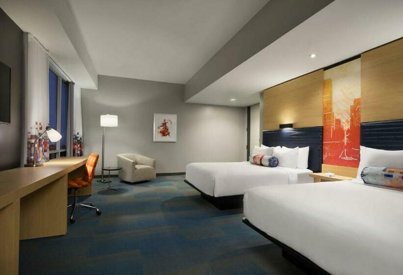 اتاق استاندارد با تخت دو نفره بزرگ, Aloft Columbia Downtown