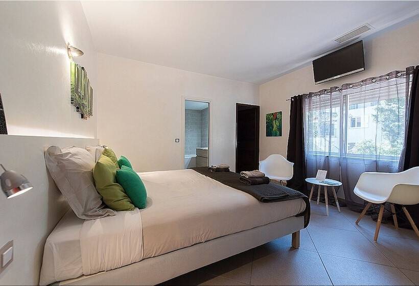 اتاق استاندارد با چشم‌انداز باغ, Villa Perle De La Mer