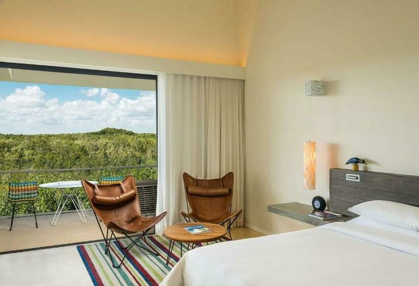 Cameră Standard Pat King Size, Andaz Mayakoba Resort Riviera Maya