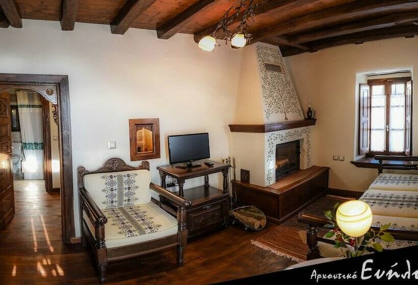 Deluxe Suite Sea View, Archontiko Evilion