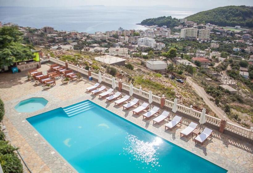 آپارتمان 2 خوابه با چشم‌انداز دریا, Apart Hotel Llazari