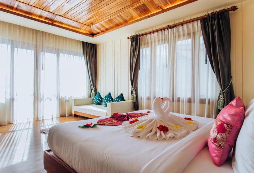 اتاق لوکس با چشم‌انداز دریا, Koh Yao Yai Hillside Resort