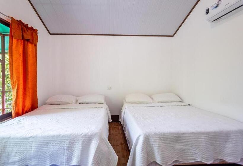 اتاق استاندارد چهارنفره با چشم‌انداز باغ, Tortuguero Beachfront