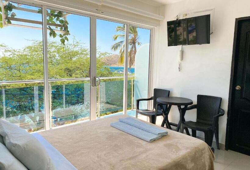 اتاق استاندارد با چشم‌انداز دریا, Hostal Viña Del Mar