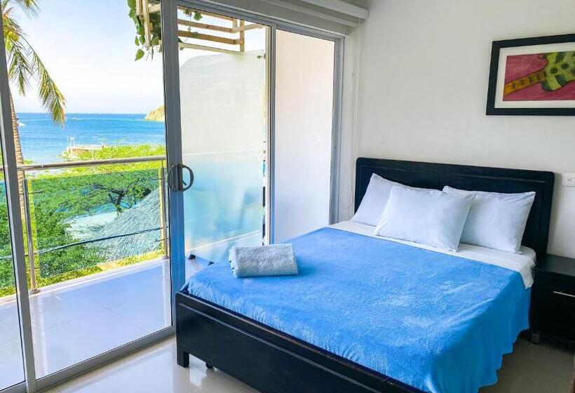 اتاق استاندارد با چشم‌انداز دریا, Hostal Viña Del Mar