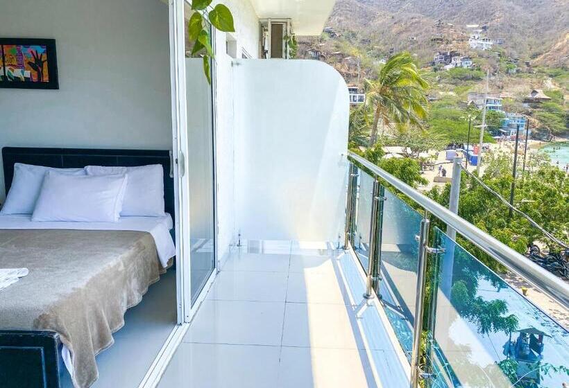 اتاق خانوادگی با چشم‌انداز دریا, Hostal Viña Del Mar