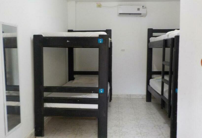 تختخواب در اتاق مشترک, Hostel Nirvana Taganga