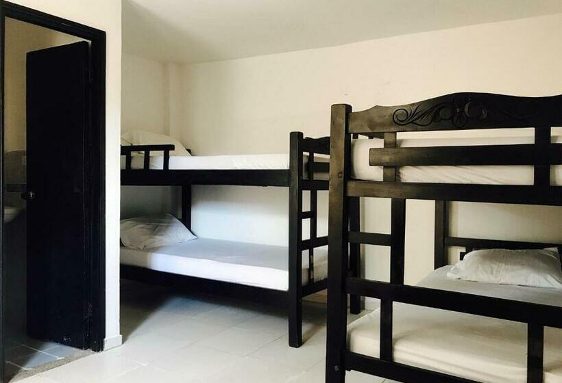 تختخواب در اتاق مشترک, Hostel Nirvana Taganga