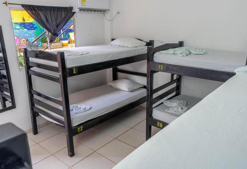 تختخواب در اتاق مشترک, Hostel Nirvana Taganga