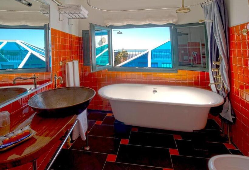 디럭스 테라스 룸 바다 전망, Hostal Casa Alborada