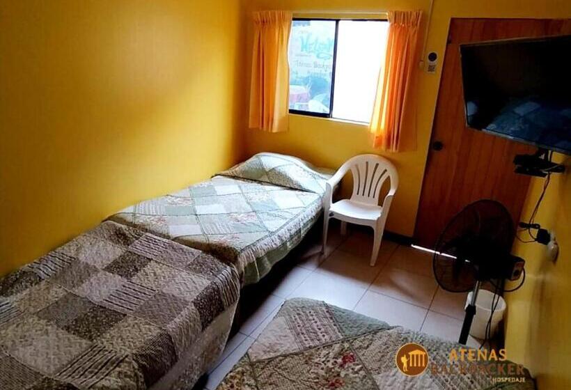 اتاق استاندارد سه نفره, Atenas Backpacker Hospedaje