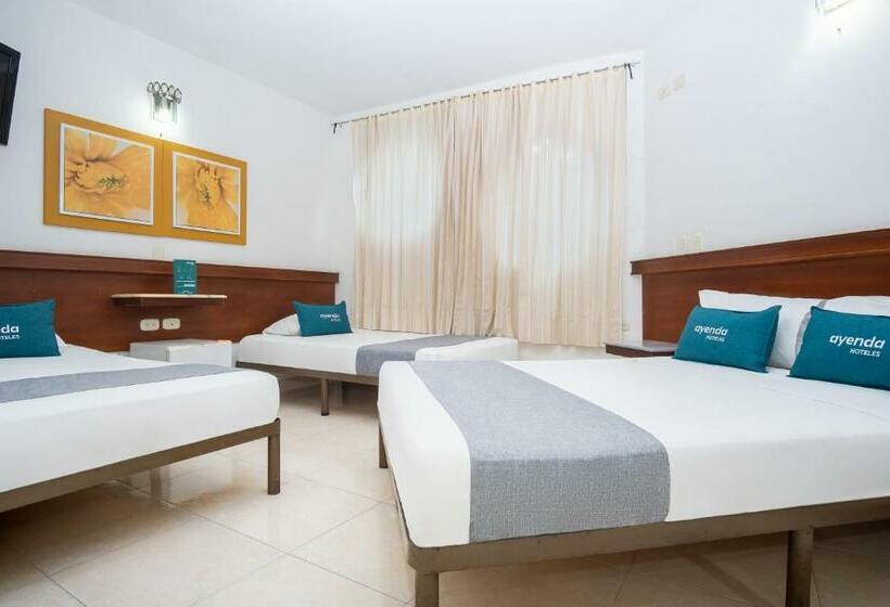 اتاق استاندارد چهار تخته, Mar Azul Neiva