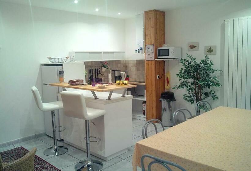 اتاق سوپریور با تخت بزرگ, Le Panorama   Chambres D Hôtes   Cuisine Disponible