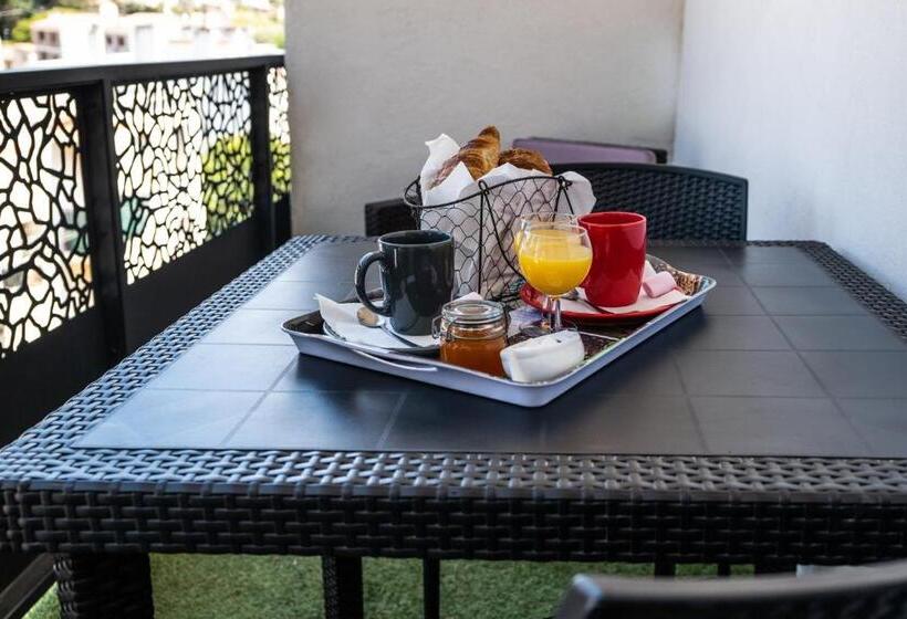 استودیو استاندارد با بالکن, Hôtel Eden Cassis   Parking Privé
