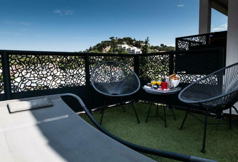 اتاق استاندارد با تخت بزرگ, Hôtel Eden Cassis   Parking Privé