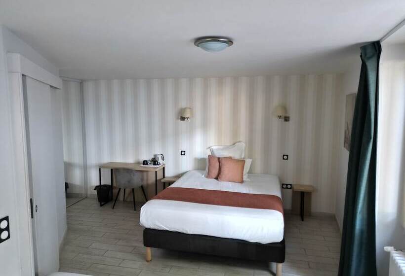 اتاق استاندارد سه نفره, Contact Hôtel Les Platanes Villeneuve Sur Lot Centre