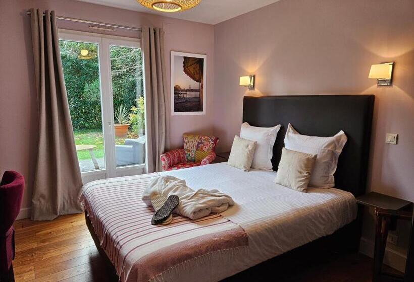 اتاق استاندارد با تراس, La Fraîchette Hôtel & Spa