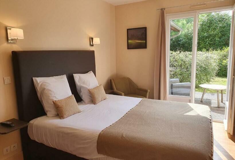 اتاق استاندارد با تراس, La Fraîchette Hôtel & Spa