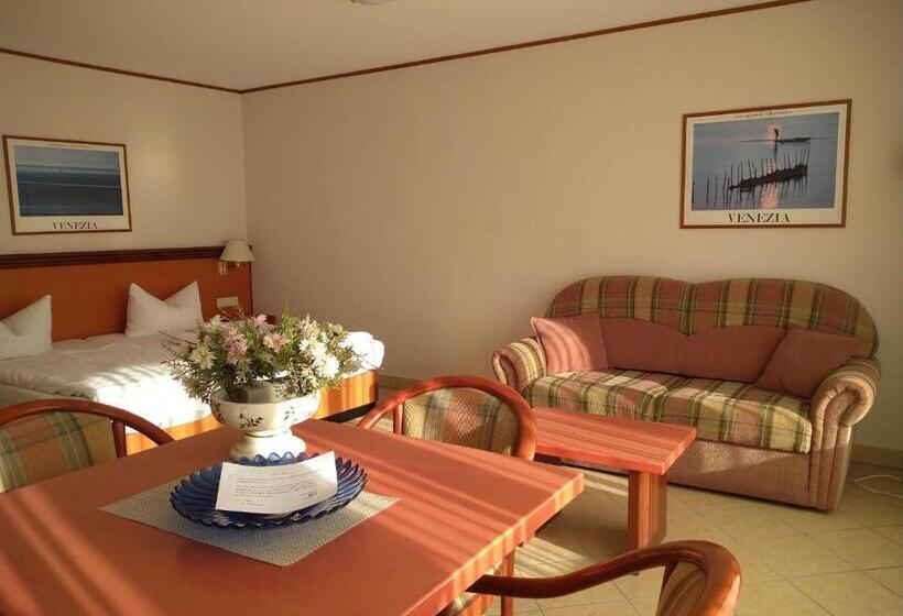 آپارتمان 1 خوابه با چشم‌انداز جانبی دریا, Esplanade & Aparthotel Rialto