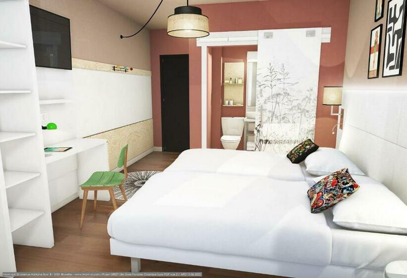اتاق استاندارد با تخت بزرگ, Greet Hotel Lille Gare Flandres   Groupe Accor