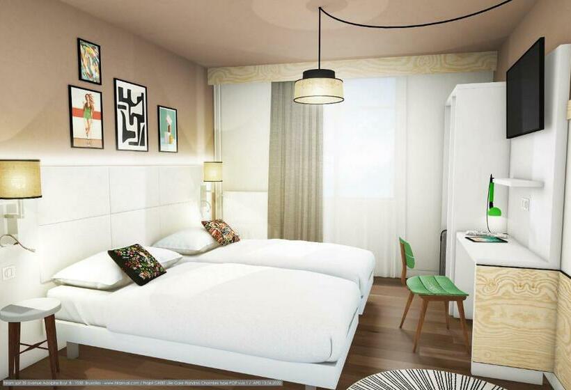 اتاق استاندارد با تخت بزرگ, Greet Hotel Lille Gare Flandres   Groupe Accor